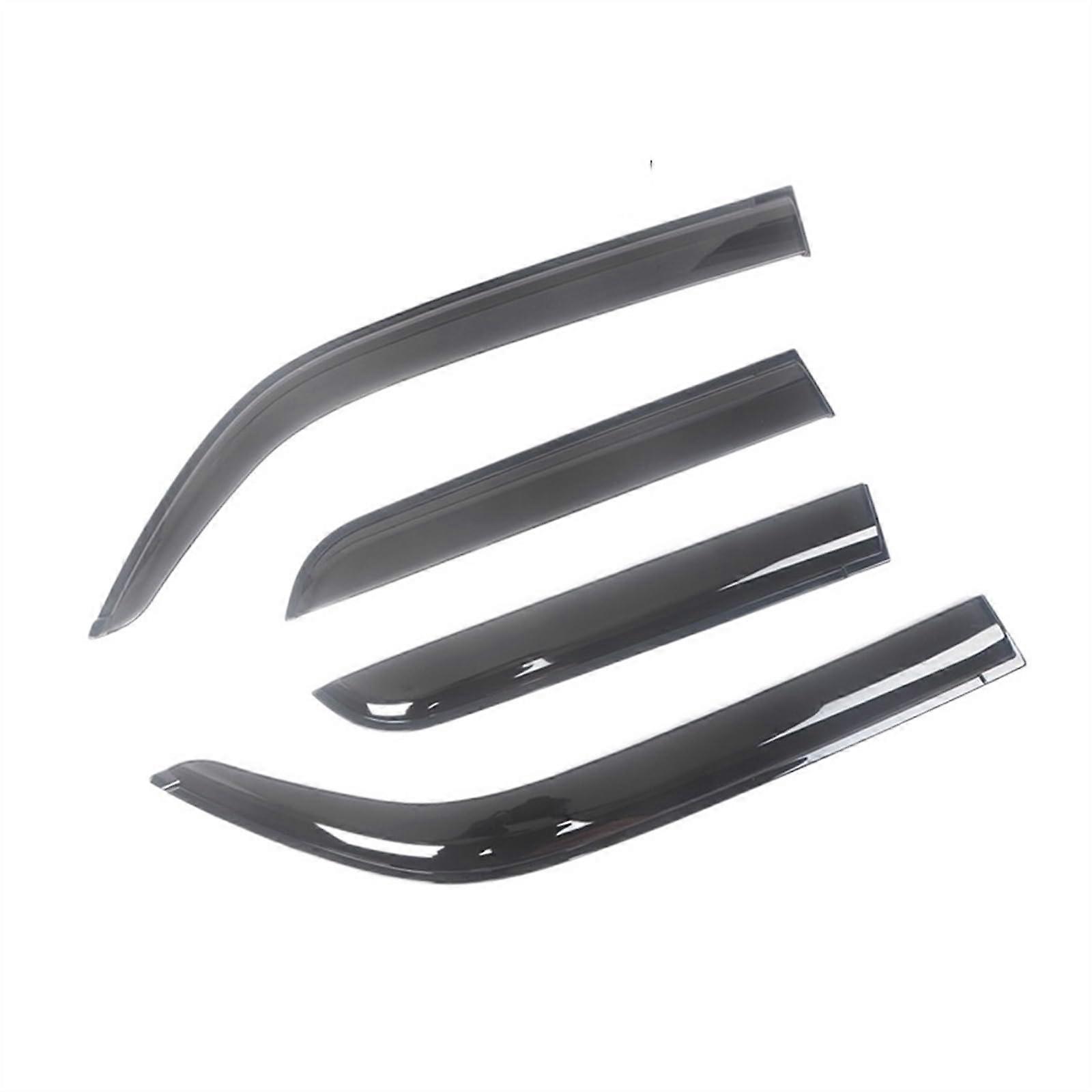 20112016 Car Wind Deflectors Dark Smoke Side Window Visor Rain Guards
