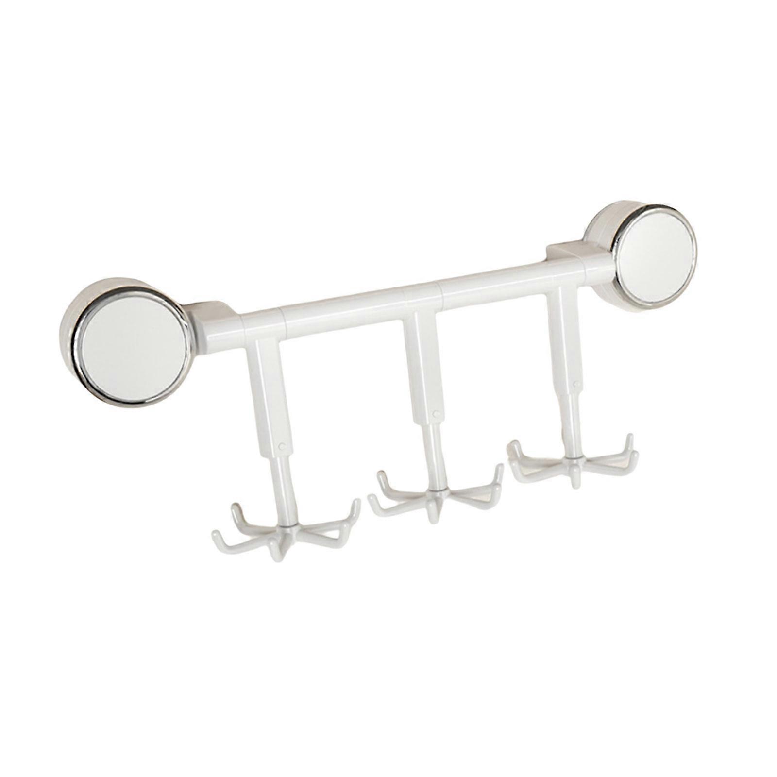 Convenient Suction Cup Hook 360 Degree Rotating Suction Hook Multi Purpose Utensils Rack for Efficient Storage  White