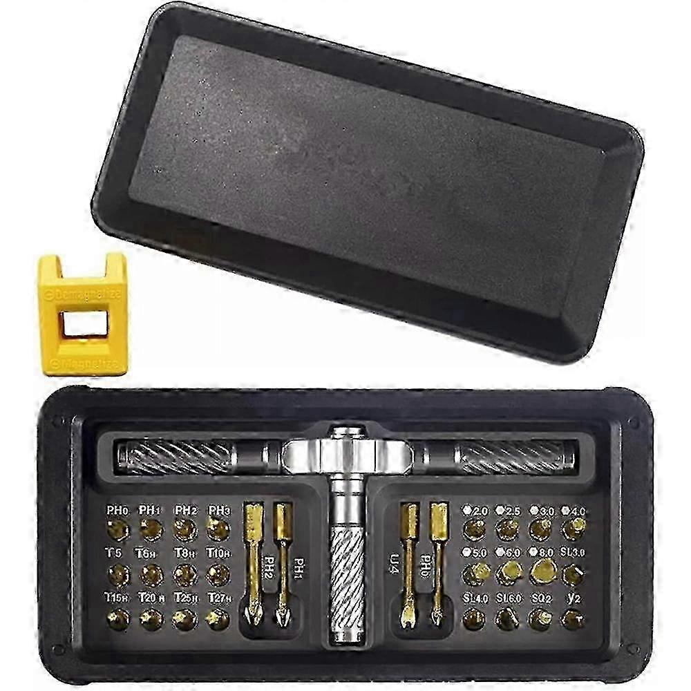 Precious Attach Screwdriver - 30 IN1 Magnetic Ratchet Screwdriver Set