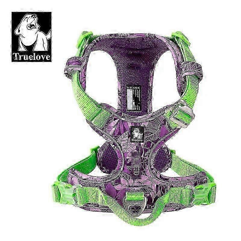 Truelove Pet Explosion-proof Dog Harness Camouflage Reflective Nylon Special Edition and Upgrade Version Easy to Adjust TLH5653 Pet Carriers