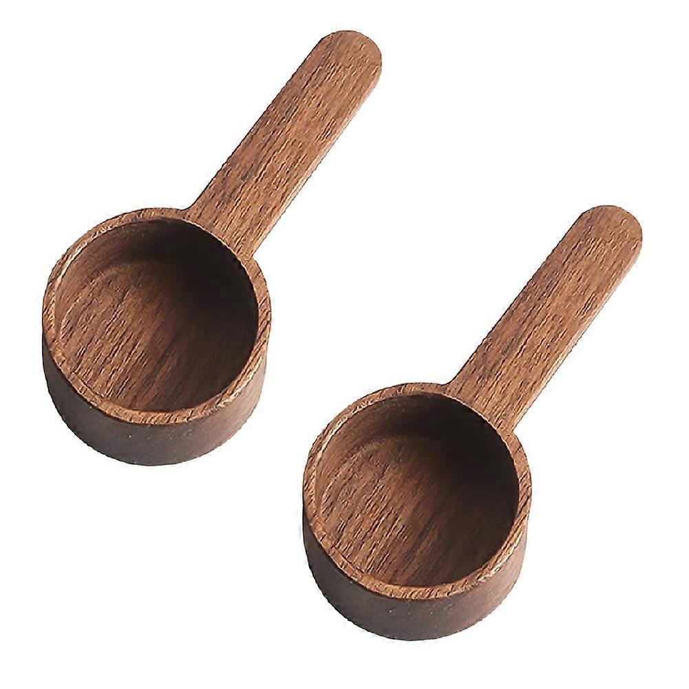 Mätskedar för kaffe i trä Livsmedelskvalitet med långt handtag Mätskedar för träkaffe Mätskedar för kaffebönor