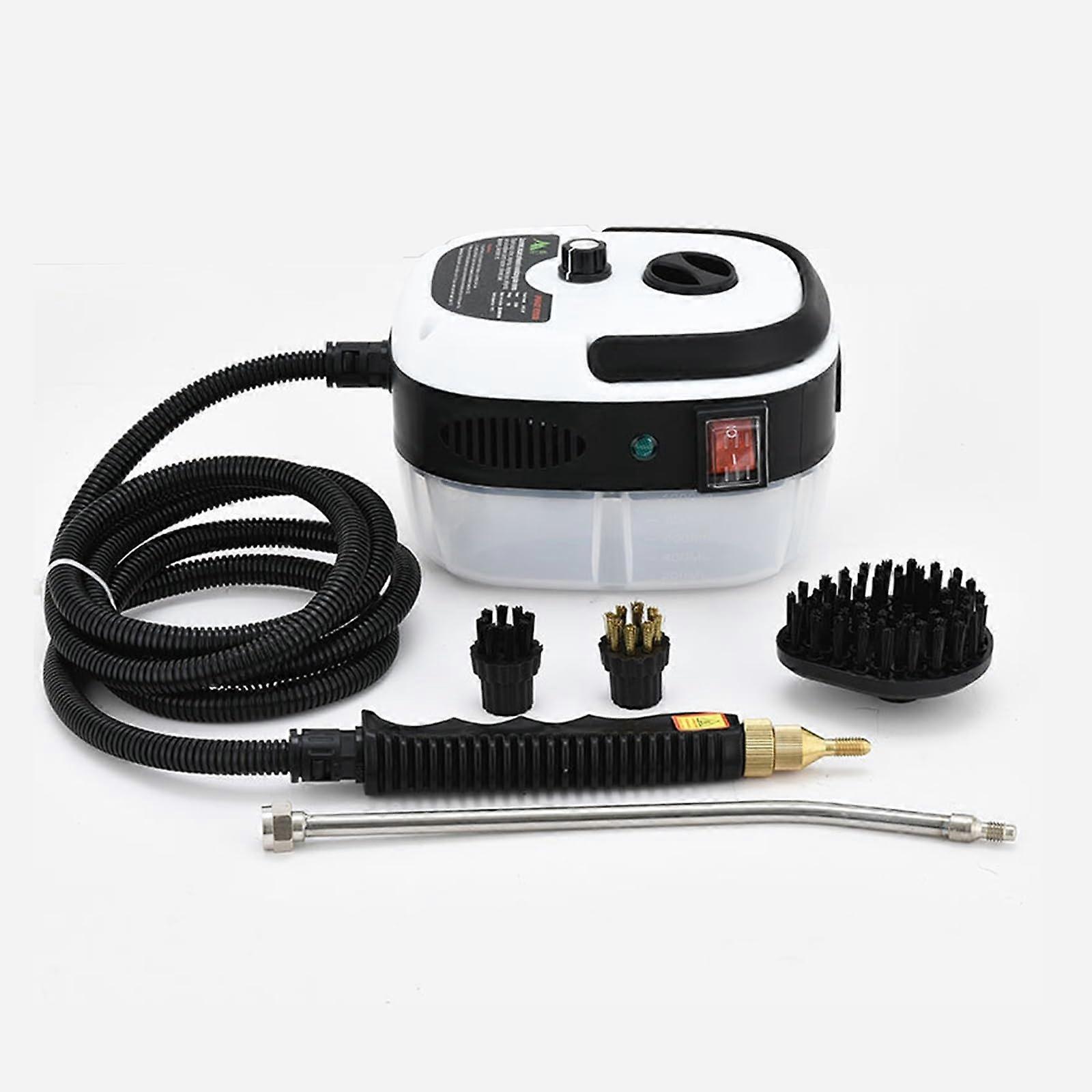 Portable Handheld Steam Cleaner with 6Level Adjustable Handle, 10s HeatUp, Large Tank for Tile Floor Grout Car Cleaning (Style1)