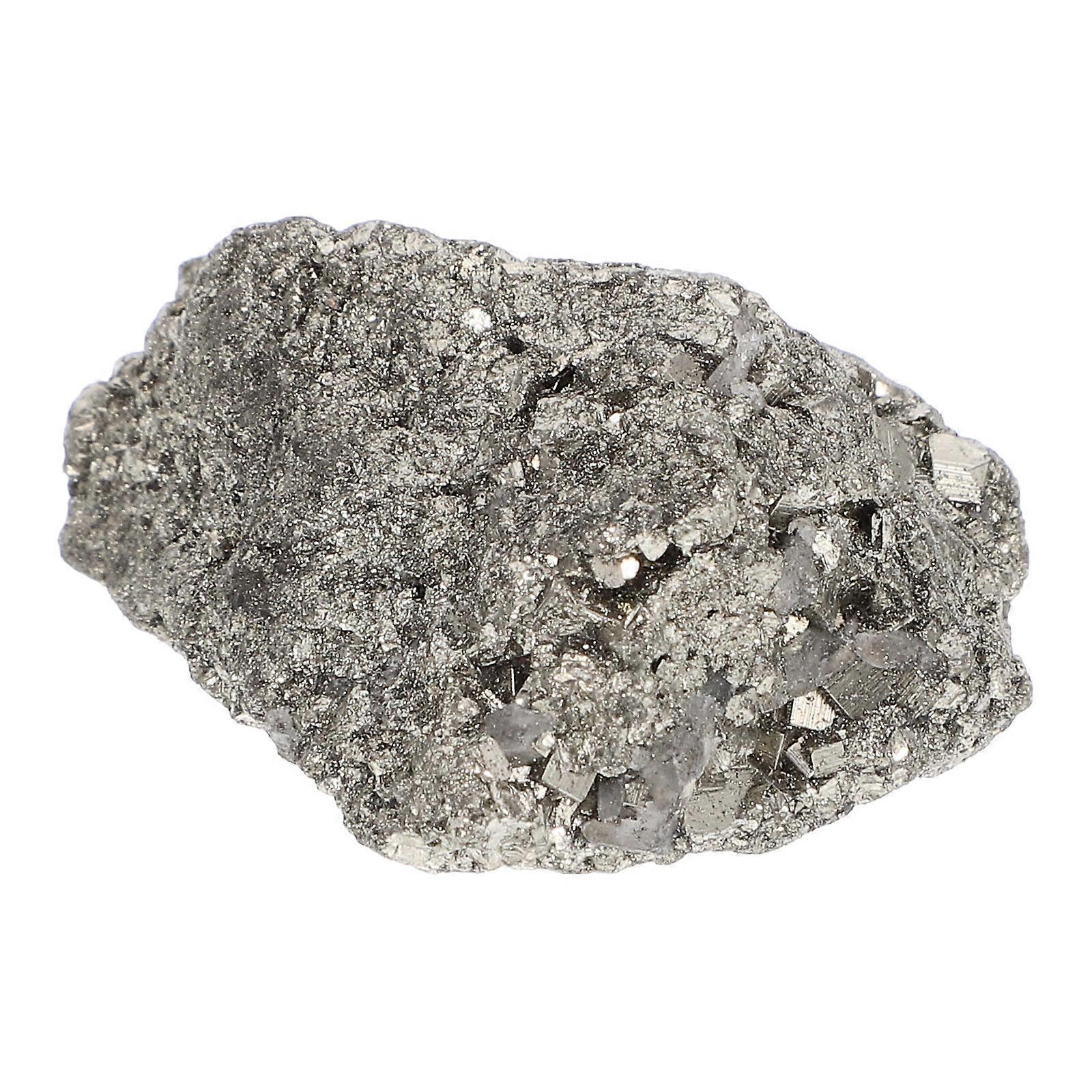 Brass Ore Meteorite Stone Specimen for Education Silver Model