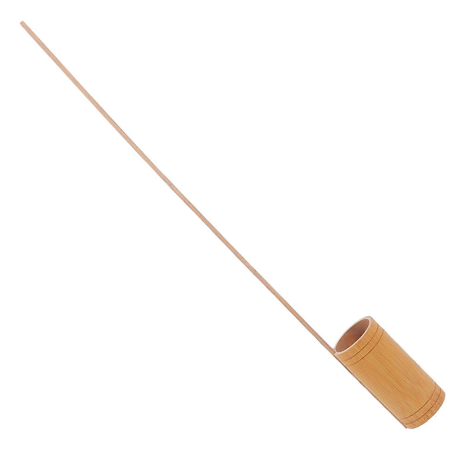 Bamboo Wine Scoop Tool for Wine Serving with Small Ladle for Home Use