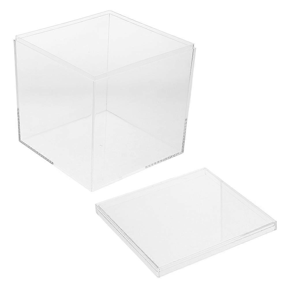 Clear Cube Box for Wedding Candy Storage Transparent Plastic Display Container
