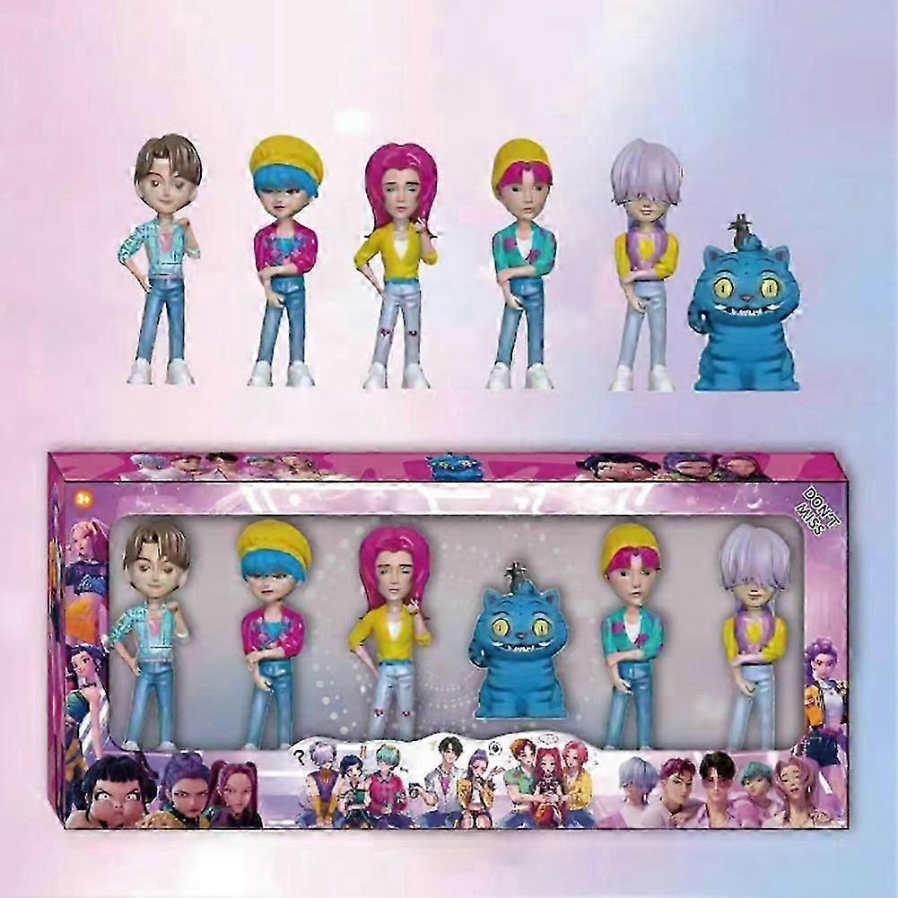6 τεμάχια K-POP Κούκλες Demon Hunter Φιγούρες Δράσης Saja Boys Toy Rumi Mira Zoey Φιγούρα Κούκλας Δώρο Γενεθλίων για Παιδιά Θαυμαστές