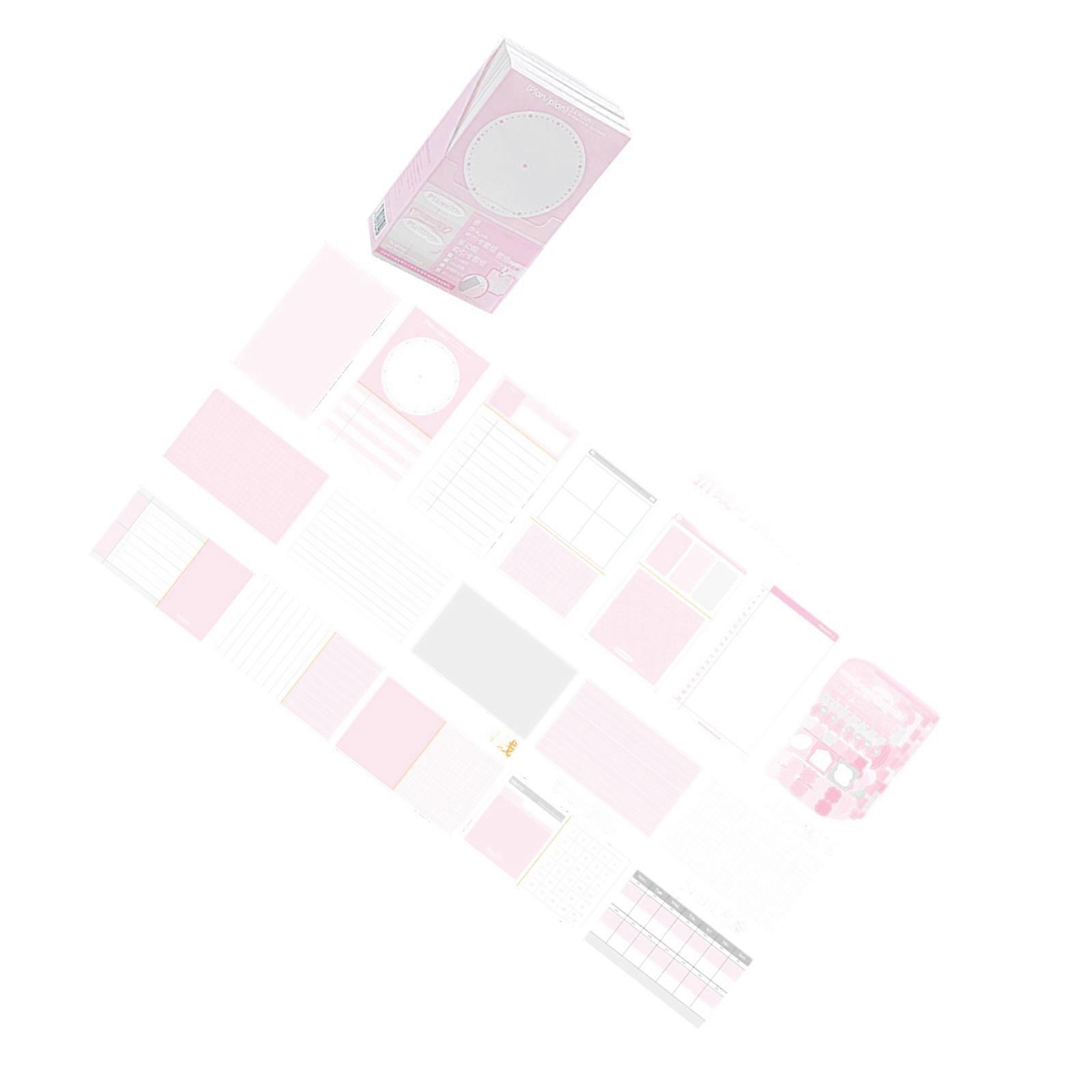 Pack of Multipurpose Paper Notepads Set Cartoon Design Stick Note Selves Stick Memo Pad for School Office Journaling  pk