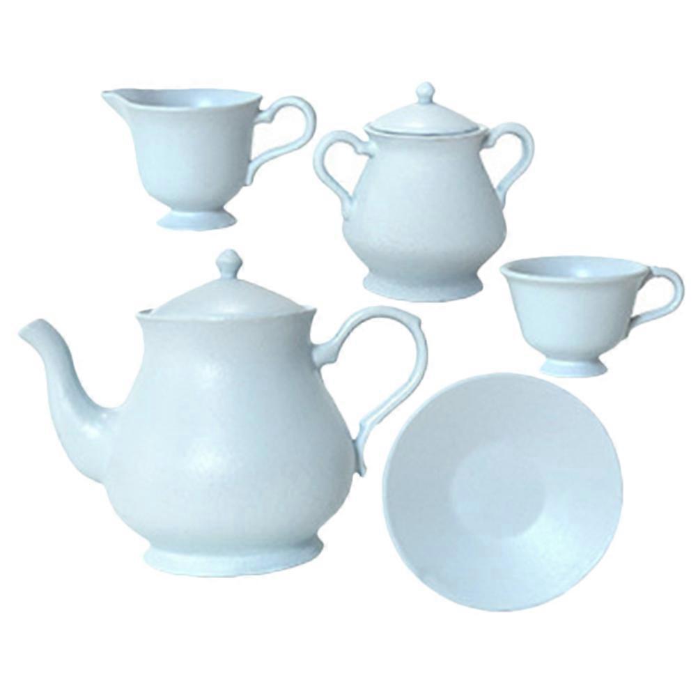 Mini Tea Set with Miniature Teapot 5Sets for Dollhouse Accessories