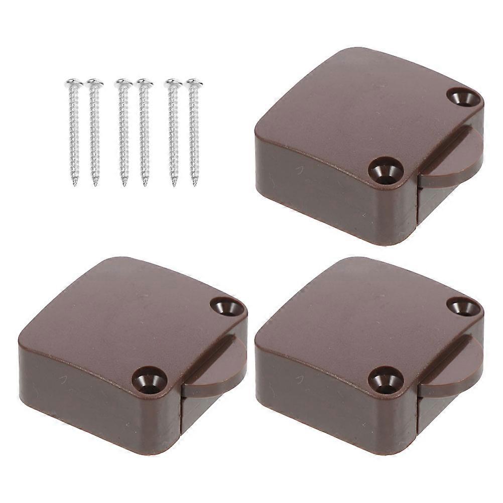 Door Closed Light Switch for Door Activated Lights 3Pcs Coffee