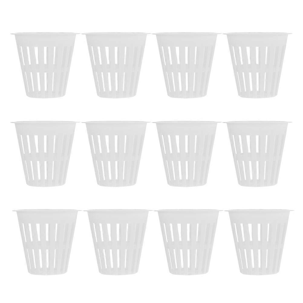 Hydroponics Mesh Net Cup Kit Basket for Hydroponics with 12Pcs Net Pots