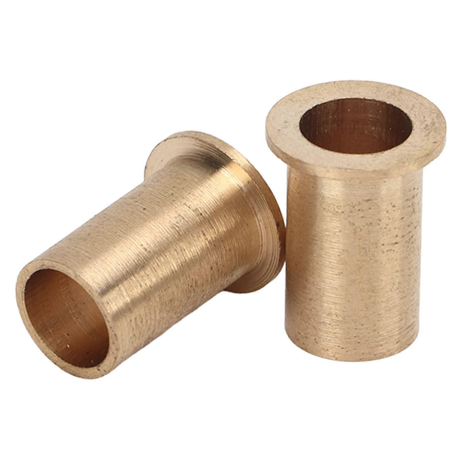2 Pcs 12V Brass Throttle Shaft Bushings for Cummins 19891998 Rustproof Upgrade for Smoother Response