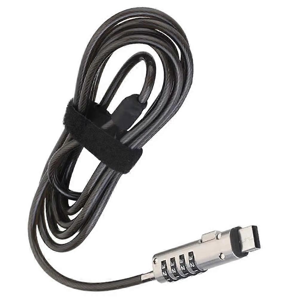 Flexible Laptop USB Interface Lock Computer Security Anti Theft Device Notebook Cable Lock with Sponge Patch Numeric