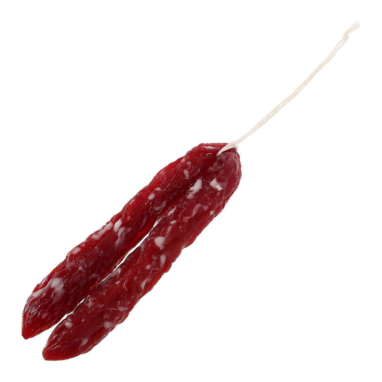 Artificial Sausage for Decor Red PVC Realistic Sausage Model Prop