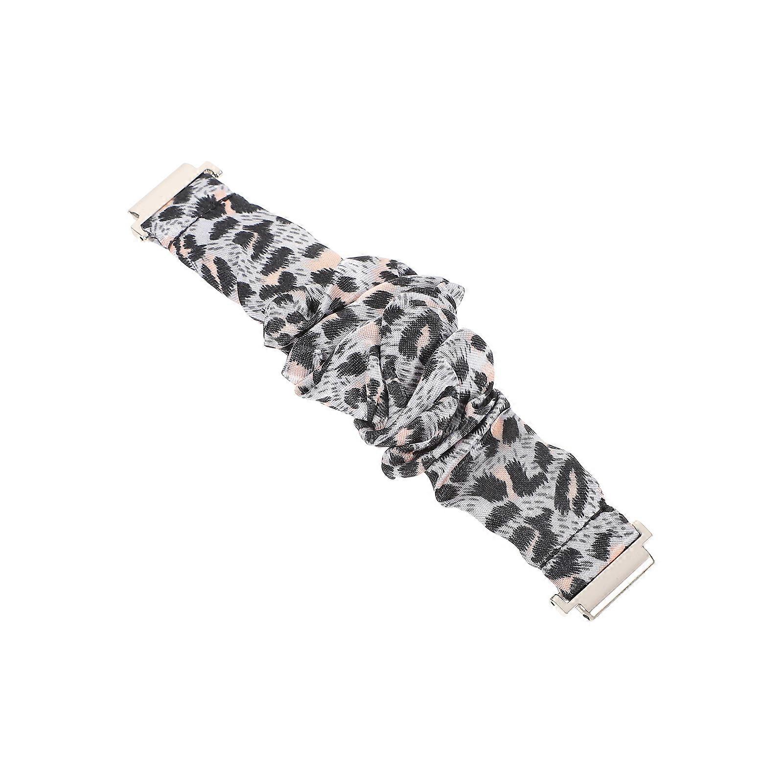 Leopard Print Watch Band for Watch 1Pcs Comfortable Cloth Strap