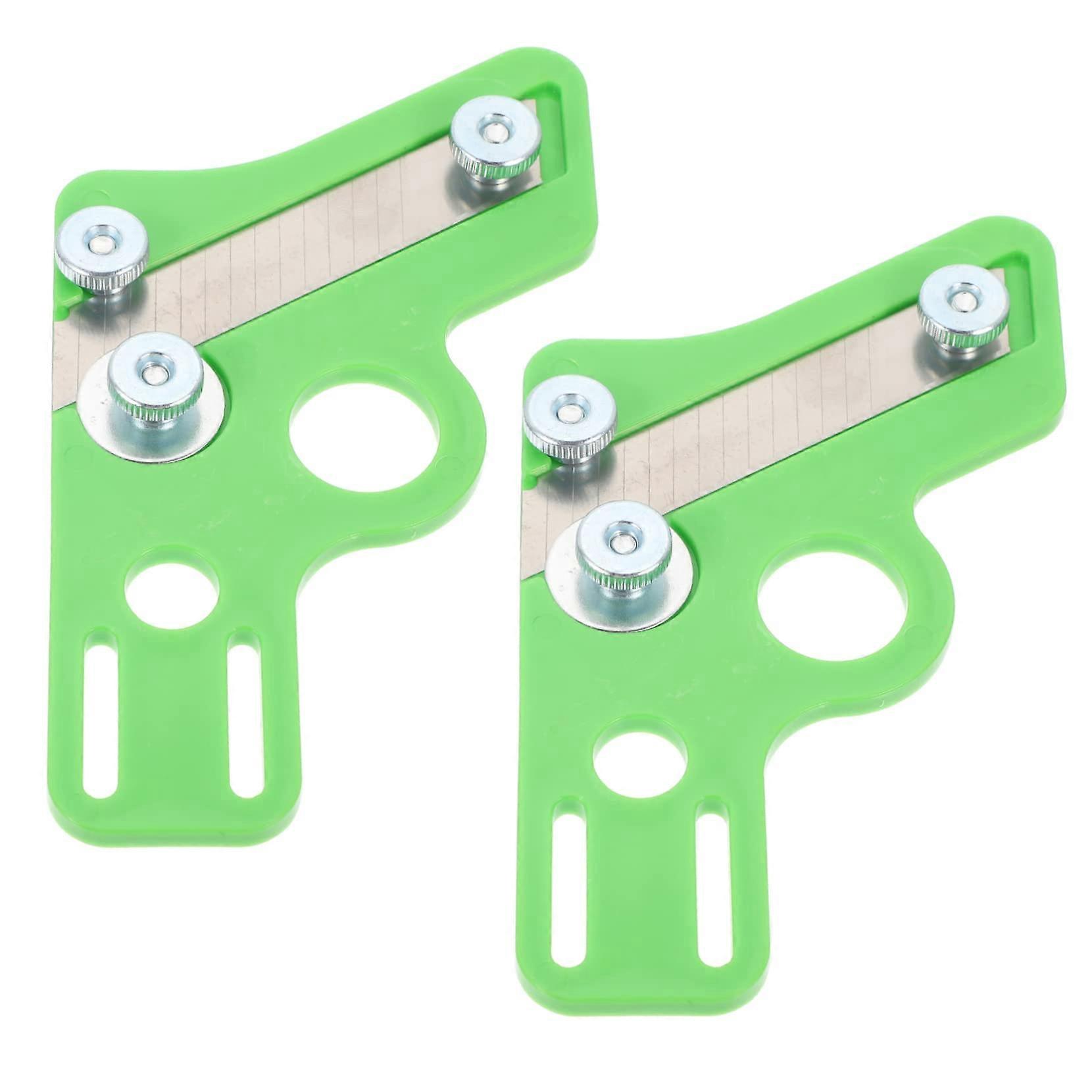 2pcs Woodworking Hand Plane Set for Accurate Edge Trimming and Chamfering DIY Furniture 18x9cm