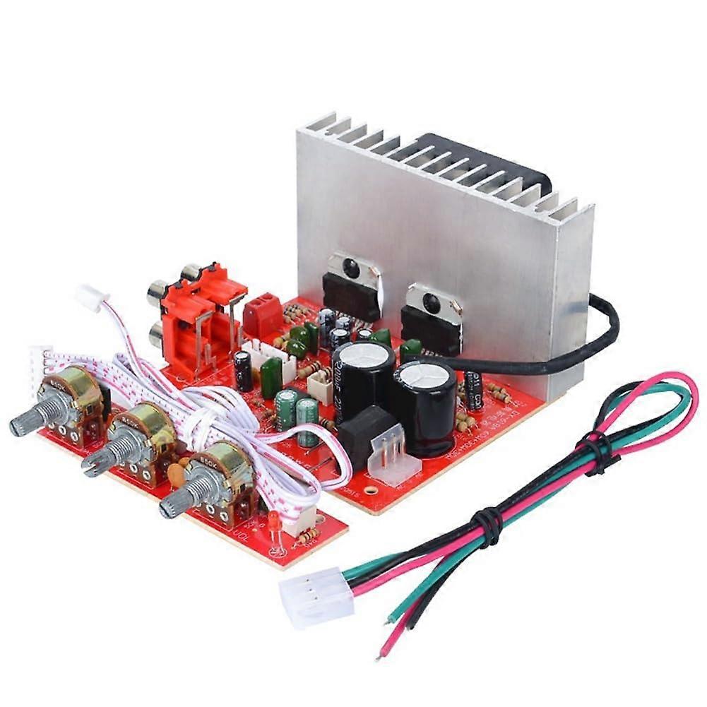 DX-618 Audio Subwoofer Stereo Amplifier Board 2.1 Channel 60W x 3 DC 12-18V Power Module with Cable for Easy Setup