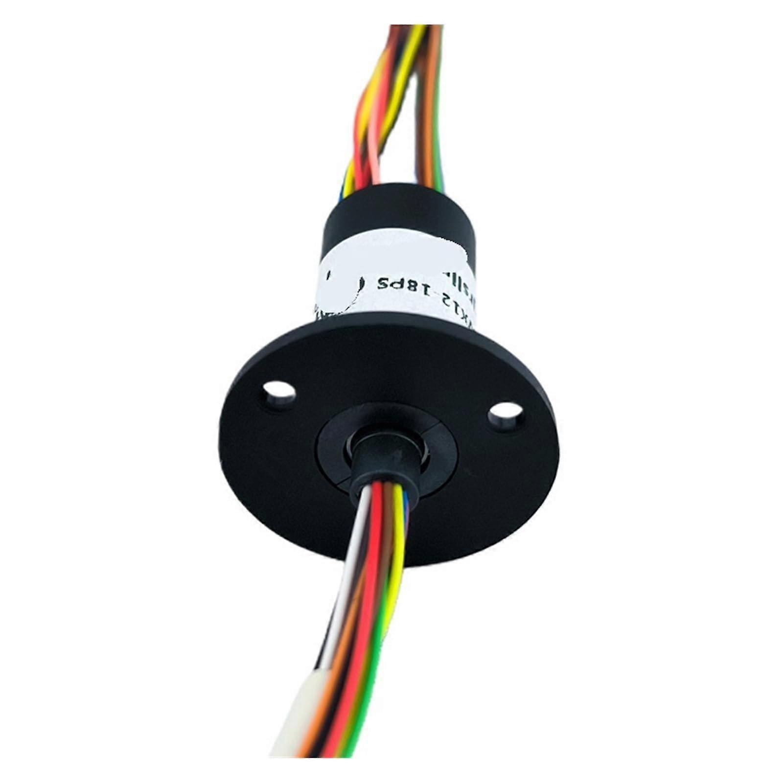 18 Channel Slip Ring 12.4mm Micro Rotary Electrical Connector 360° Continuous Rotation for Motors