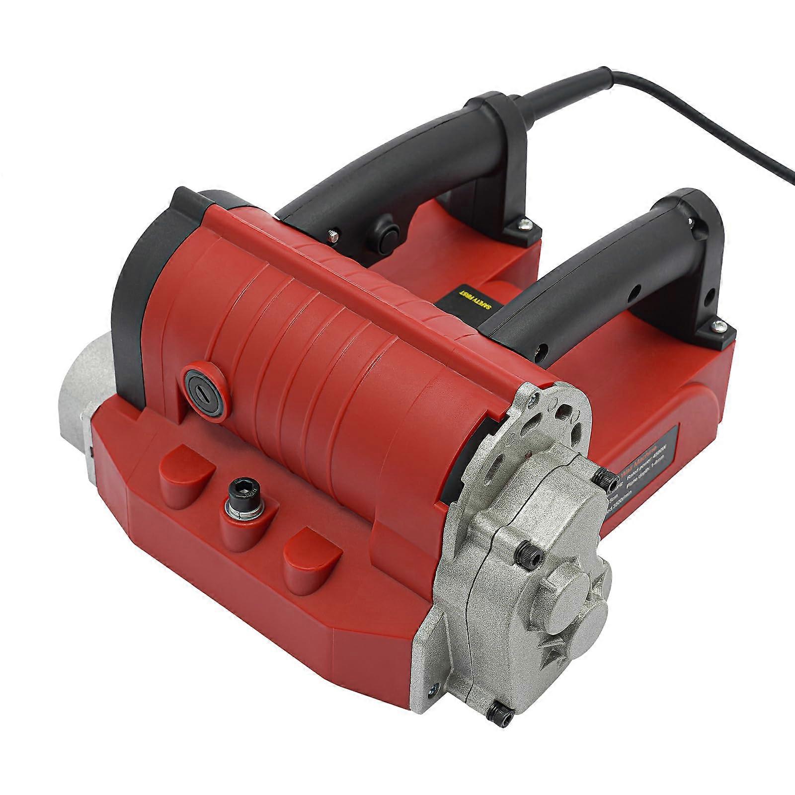 4580W Electric Wall Planer for Concrete and Plaster with Adjustable Depth and Carrying Case