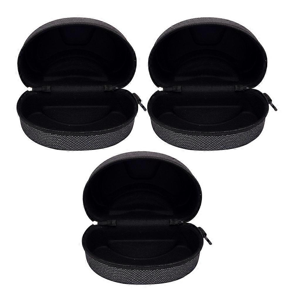 Hard Eyewear Cases for Glasses Storage 3Pcs Motorcycle Glasses Case