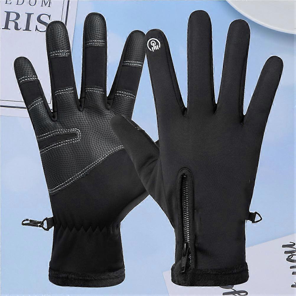 Warm Riding Gloves for Bicycling with Waterproof Feature 1Pair