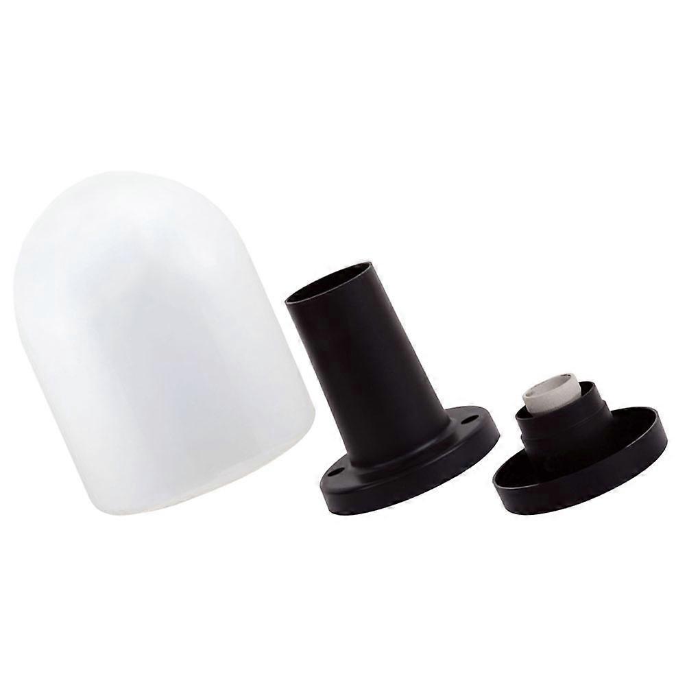 White Post Lamp Shade for Outdoor Light 1Set Durable Plastic Replacement