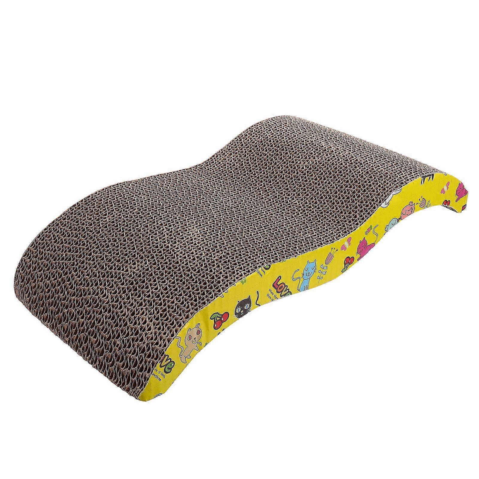 Kitten Scratcher Board for Cat Using Safe Corrugated Paper Material