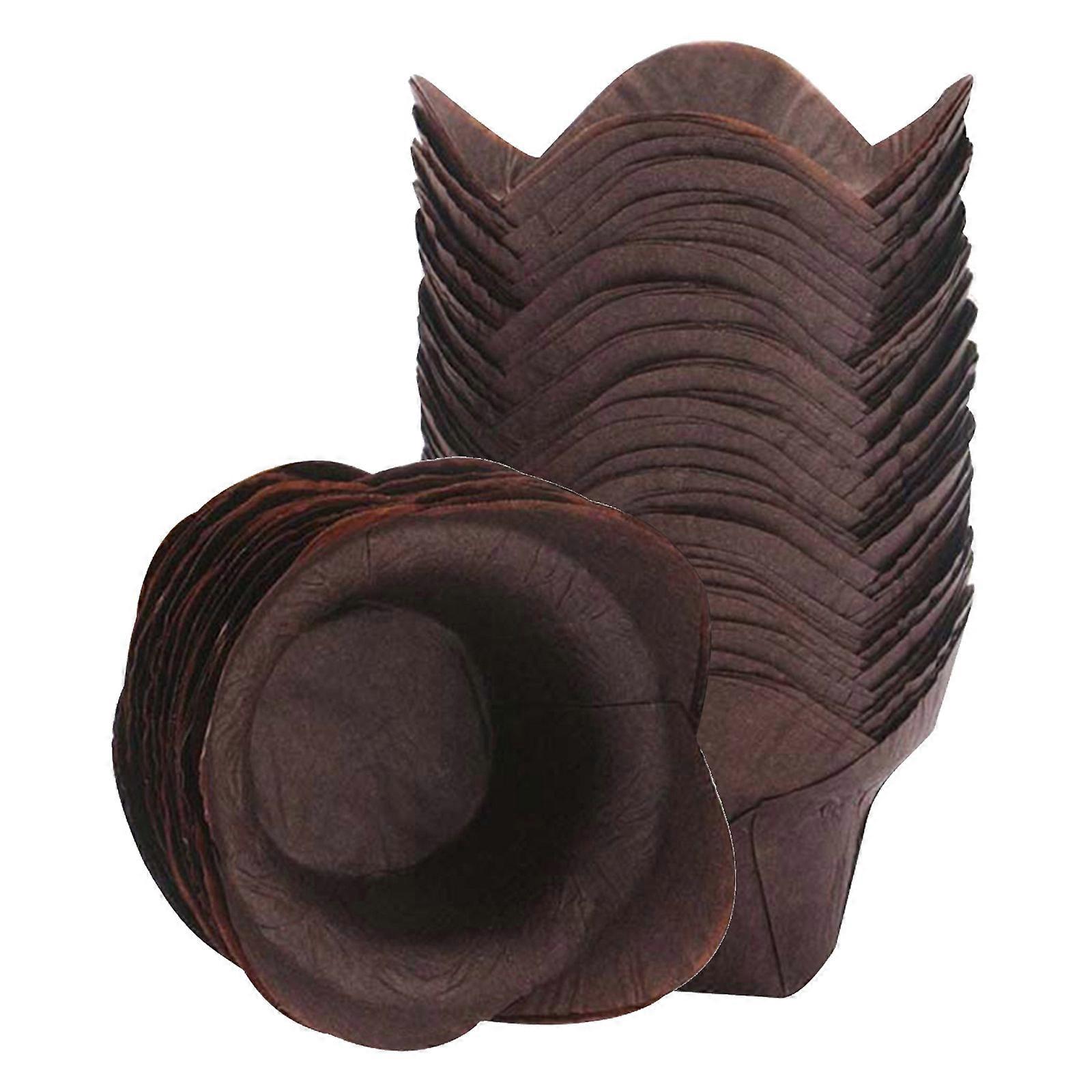 Lotus Cupcake Liners Baking Cups for Cupcake Baking 100Pcs Coffee Liners
