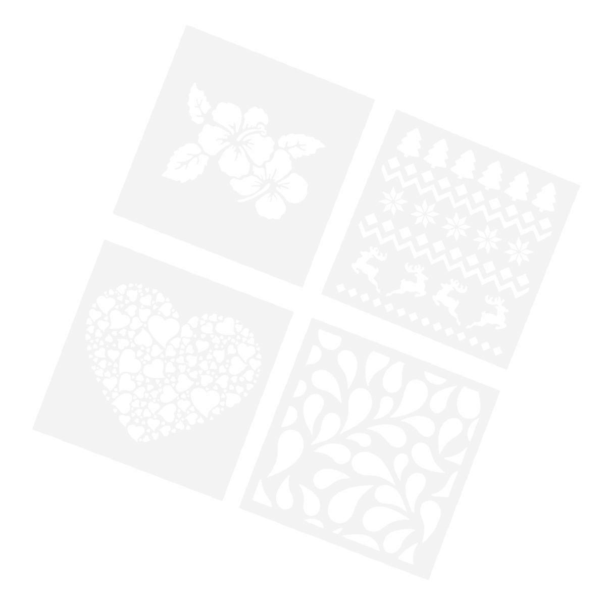 Eco-Friendly Plastic Cookie Cutter Molds for Baking Use 4Pcs Set