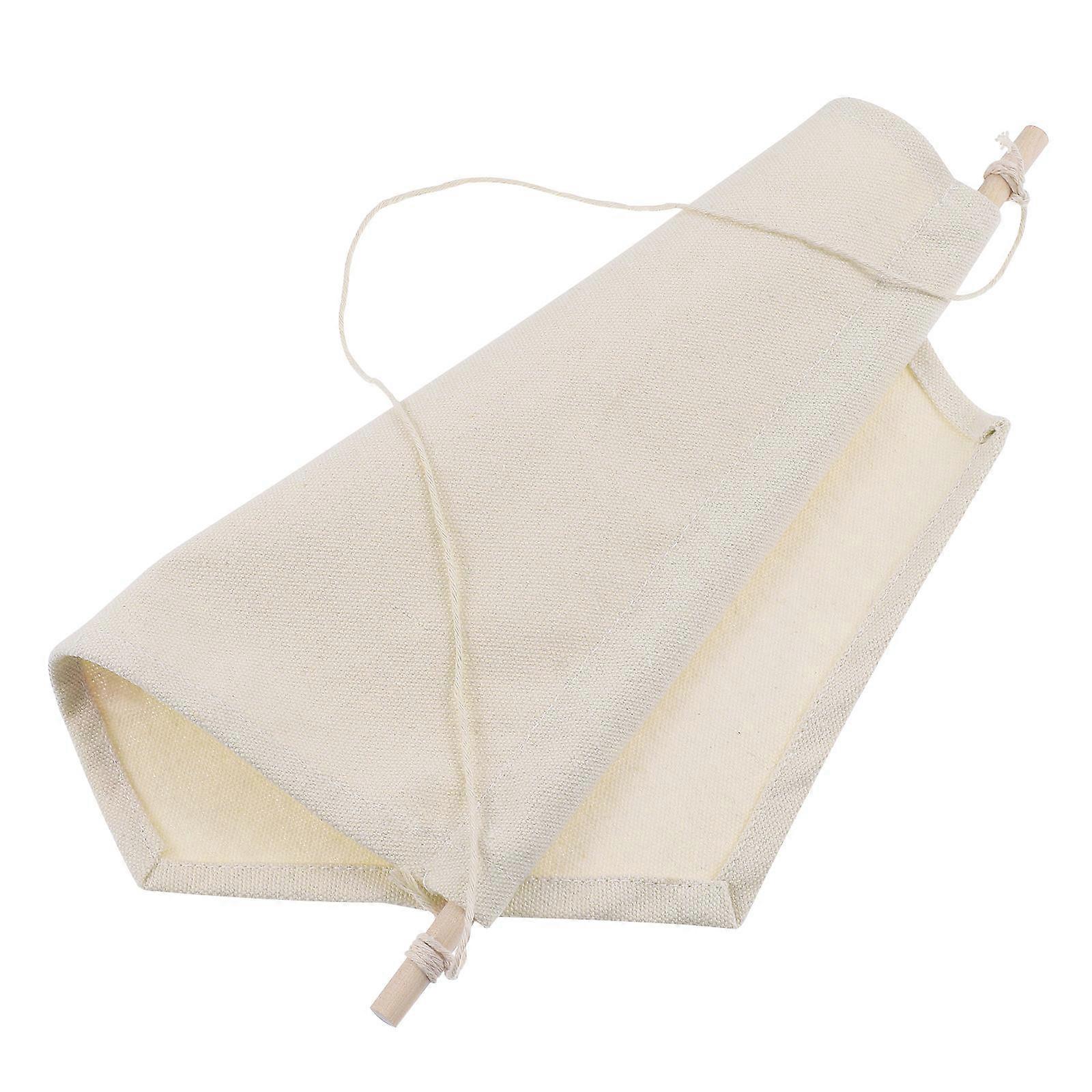 Pin Display Canvas Wall Banner for Artistic DIY Beige