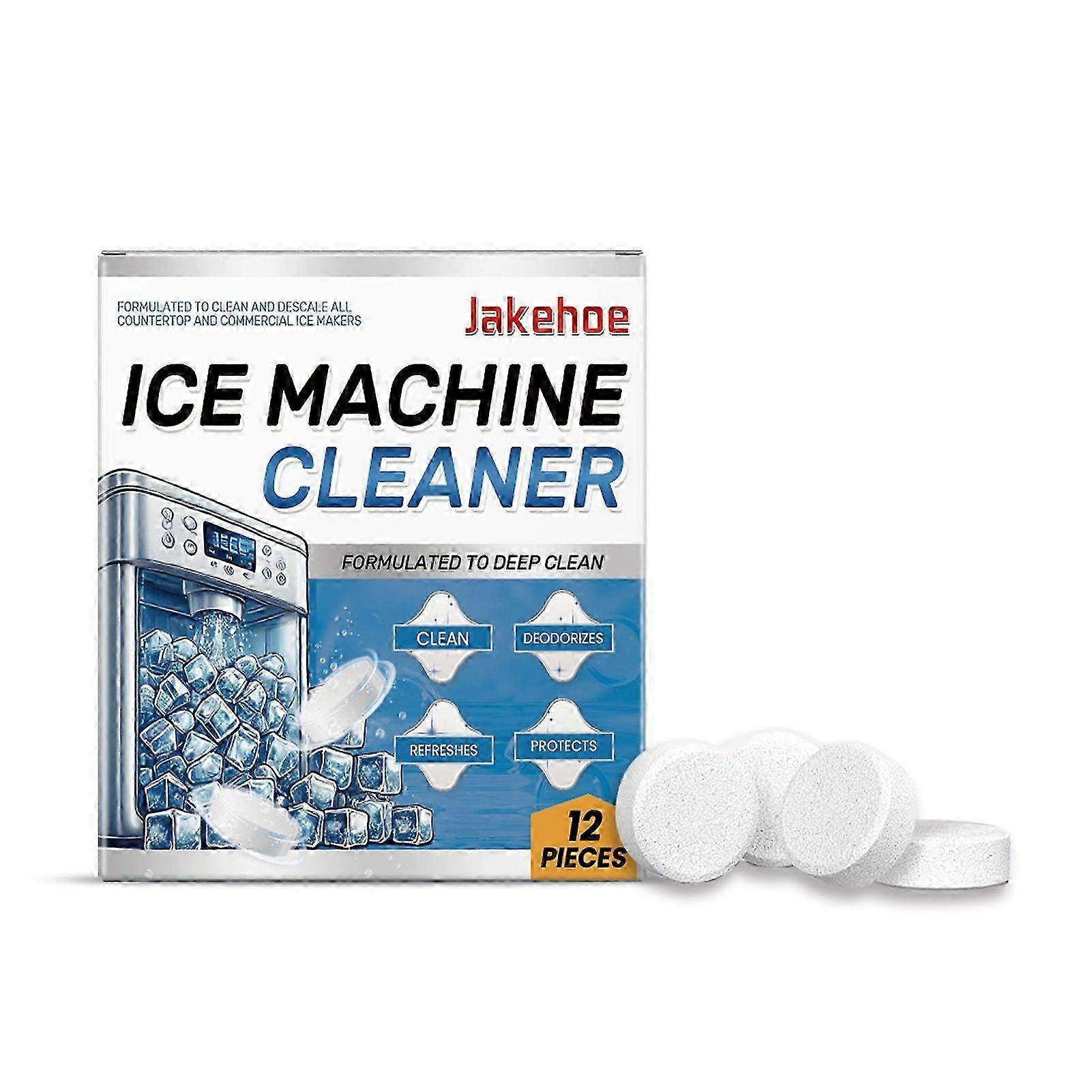 Ice Machine Cleaning Descaler Tablets - Ice Maker Care Descaling & Deodorizing for Multiple Brands Ice Makers