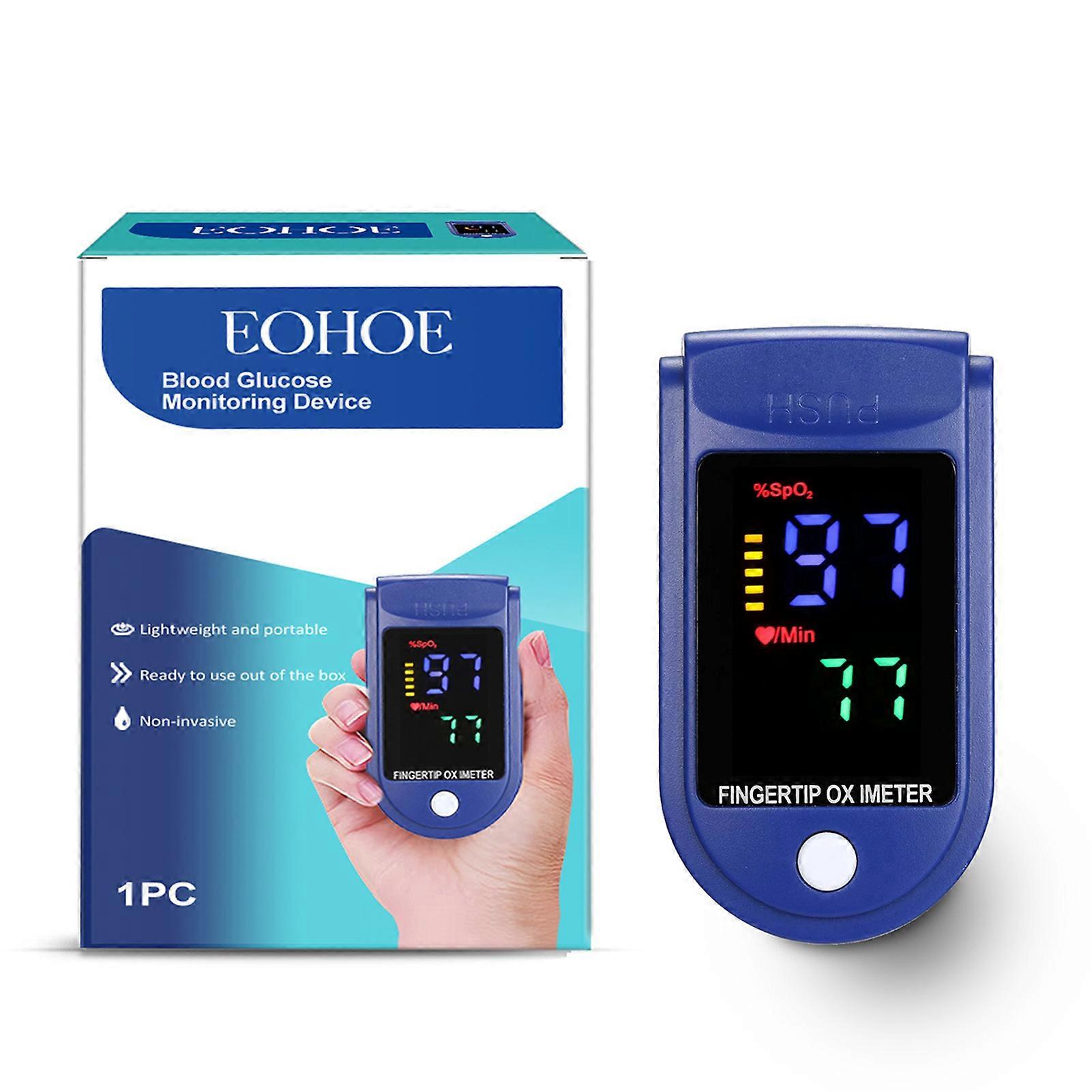 Medidor de glucosa en sangre para el hogar, portátil y fácil de usar, ideal para personas mayores.