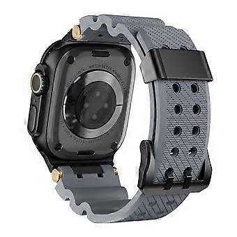 Silikoniranneke Apple Watch Ultralle 3/2/1 (49mm)/Series 11/10 (46mm)/9/8/7/45mm/SE3/SE2/SE6/5/4/44mm/3
