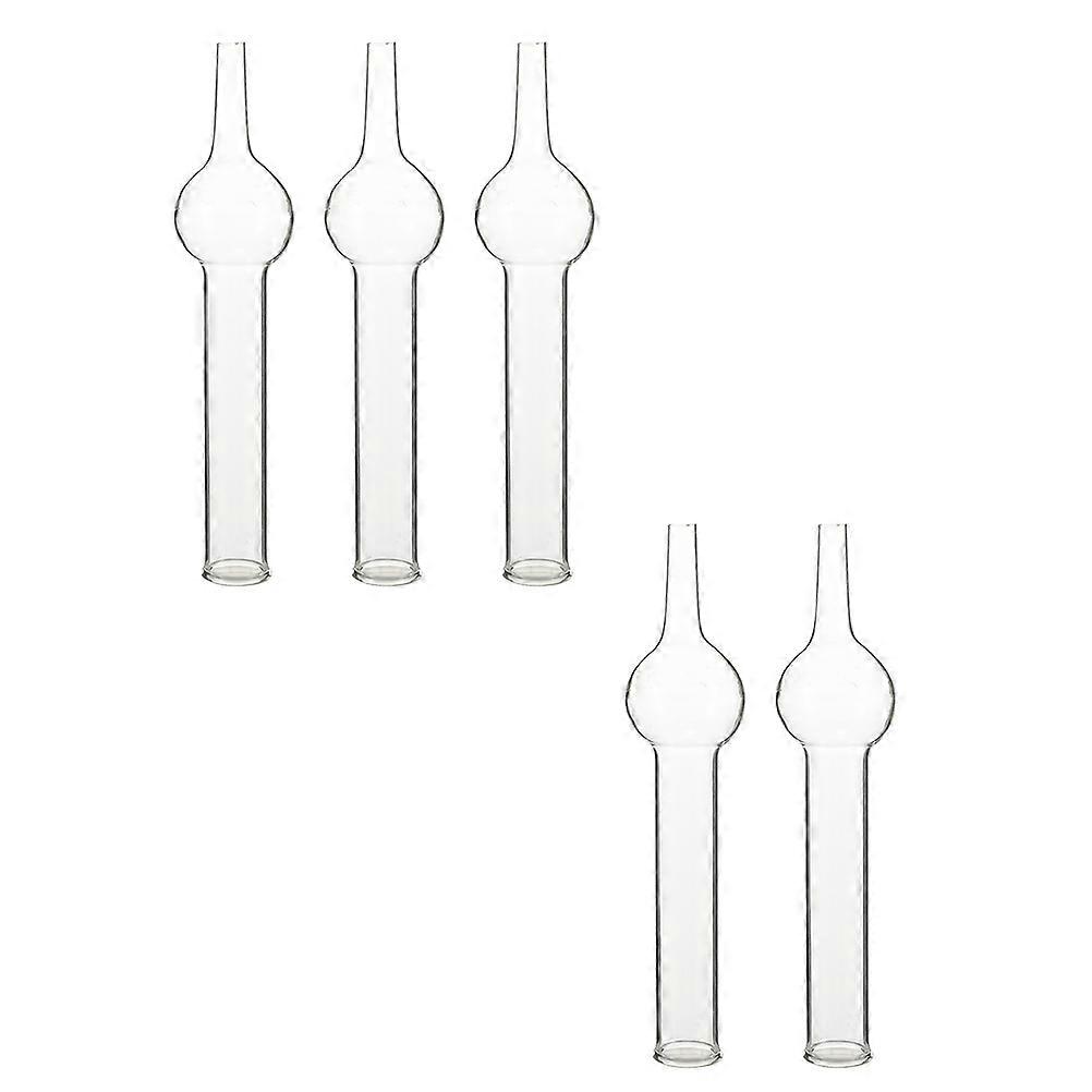 One Ball Drying Tubes Glass Drying Tubes for Laboratory 5Pcs Pack