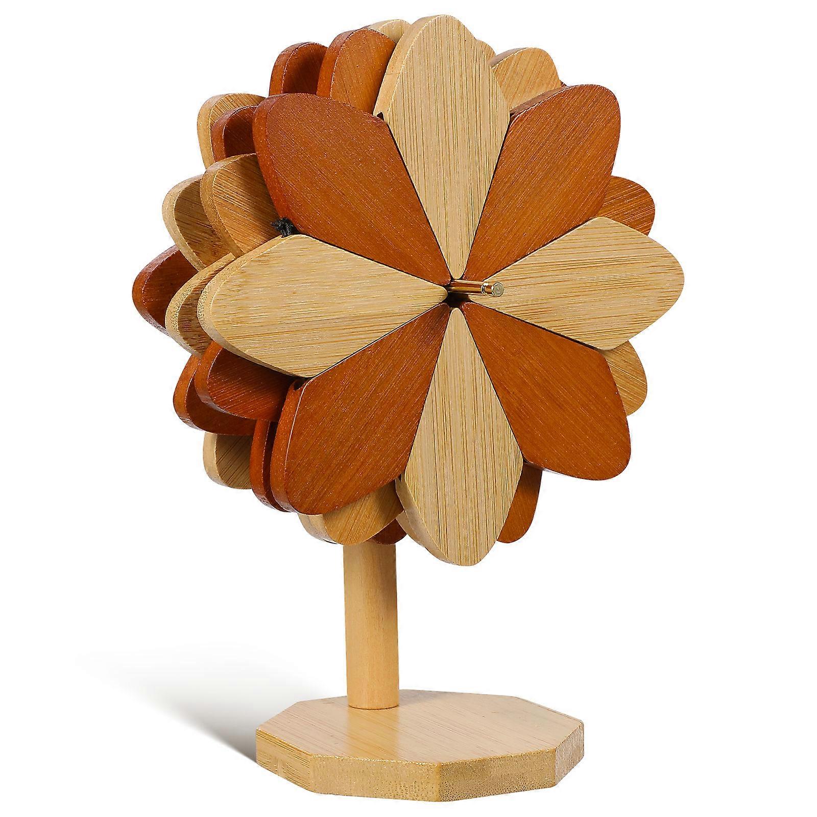 Windmill Style Bamboo Trivet Set for Hot Dish Holder and Table Guard