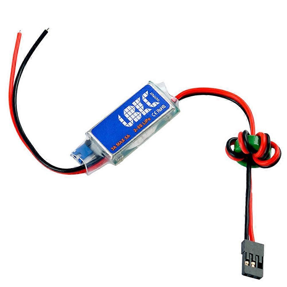 Electric Control BEC Full Screen Shielded Anti-Interference Switch Power 2-6S Voltage Reduction Module 3A 5V UBEC Heli