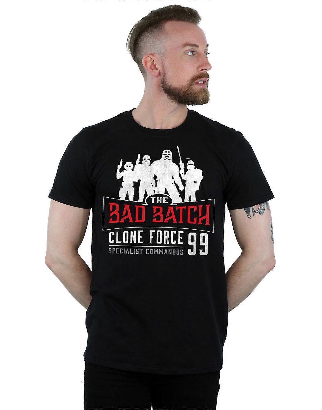 Star Wars Men's The Bad Batch Clone Force 99 T-Shirt