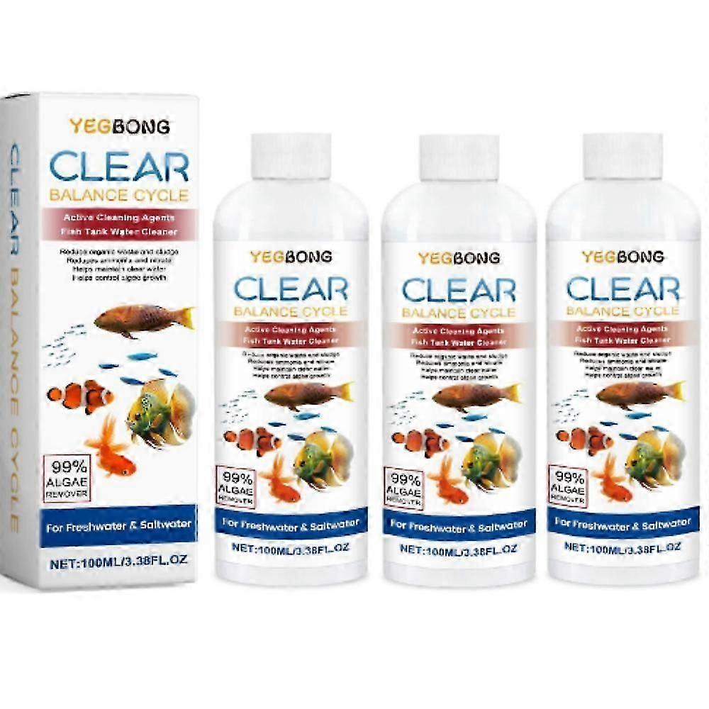 Powerful Aquarium Water Clarifier,Fish Tank Cleanerrapid Water Purification