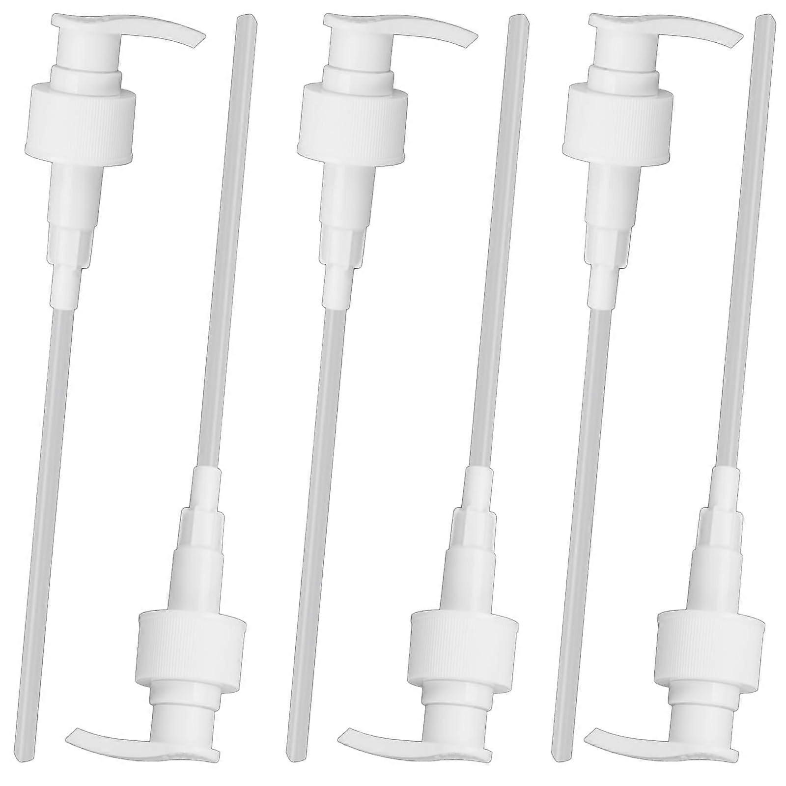 Pack of 6 Syrup Pump Dispenser for Threaded Bottles, Precise Liquid Dosing for Drinks and Shampoo