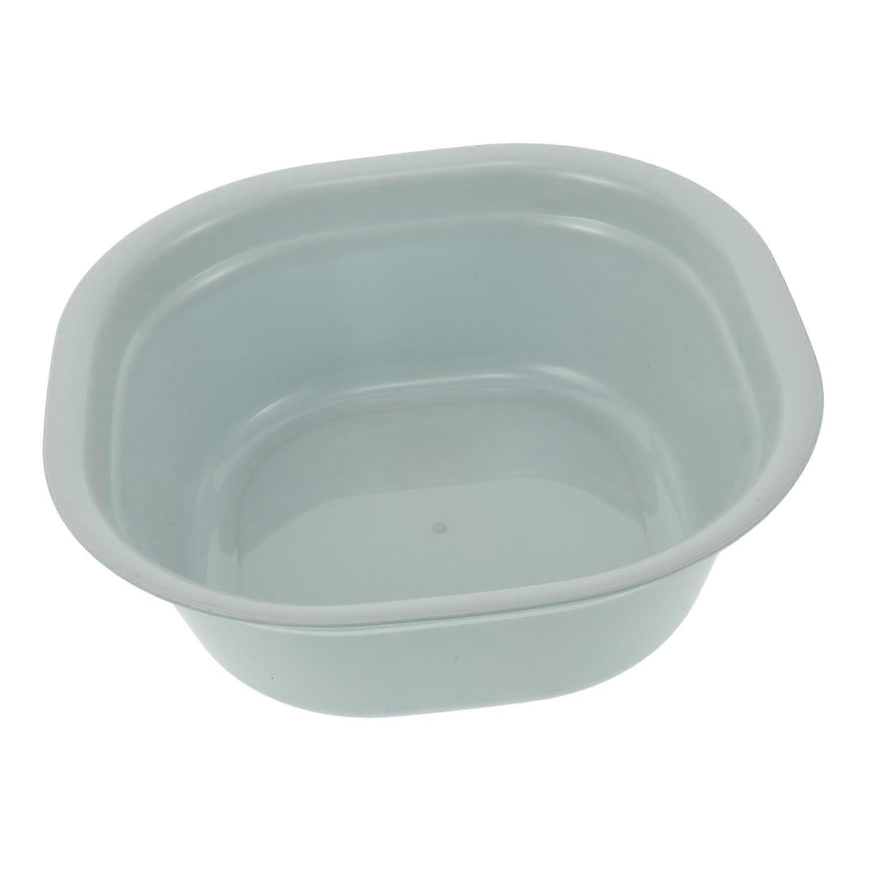 Thickened Plastic Wash Basin with Reinforced Edges, Square Design for Kitchen and Bathroom Use