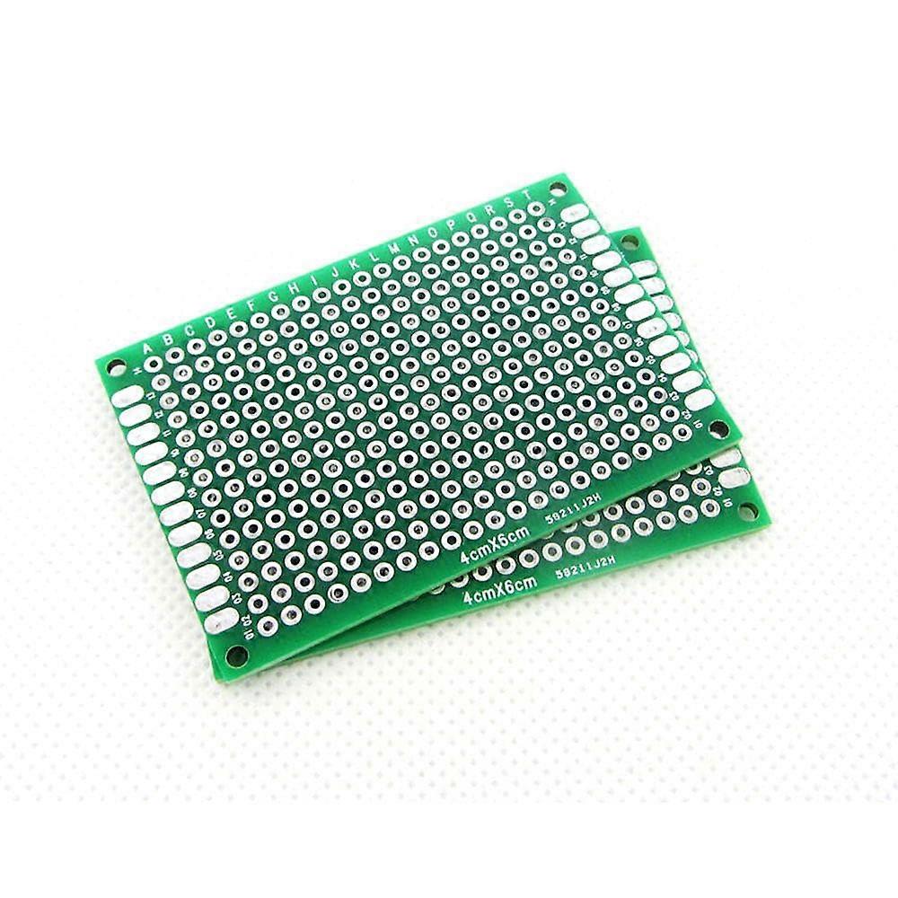 Double Sided Prototype PCB Board 4x6cm Glass Fiber Universal Circuit Board for DIY Projects