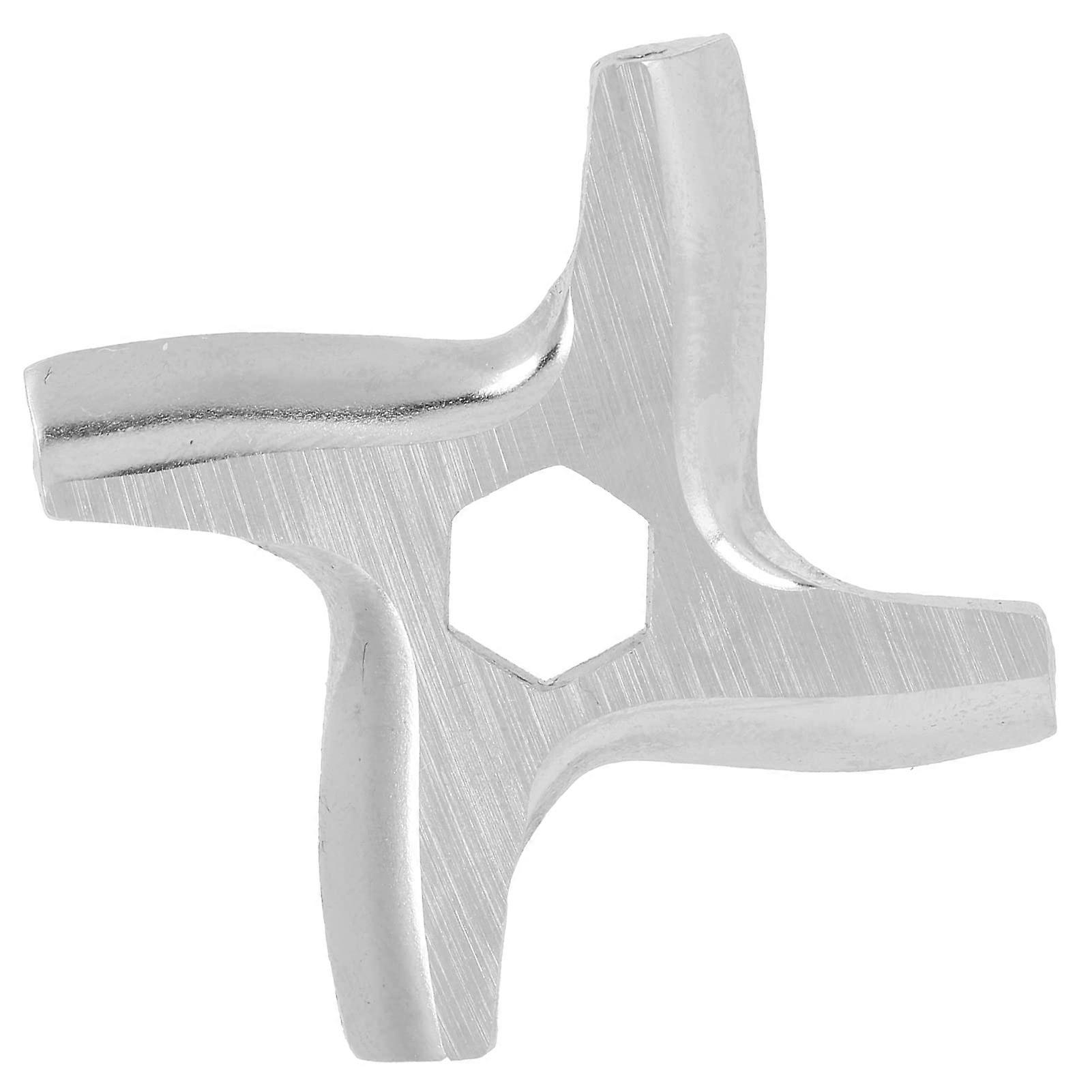 Meat Grinder Blade Cross Shaped Stainless Steel Replacement with Sharp Edge for Electric Grinder