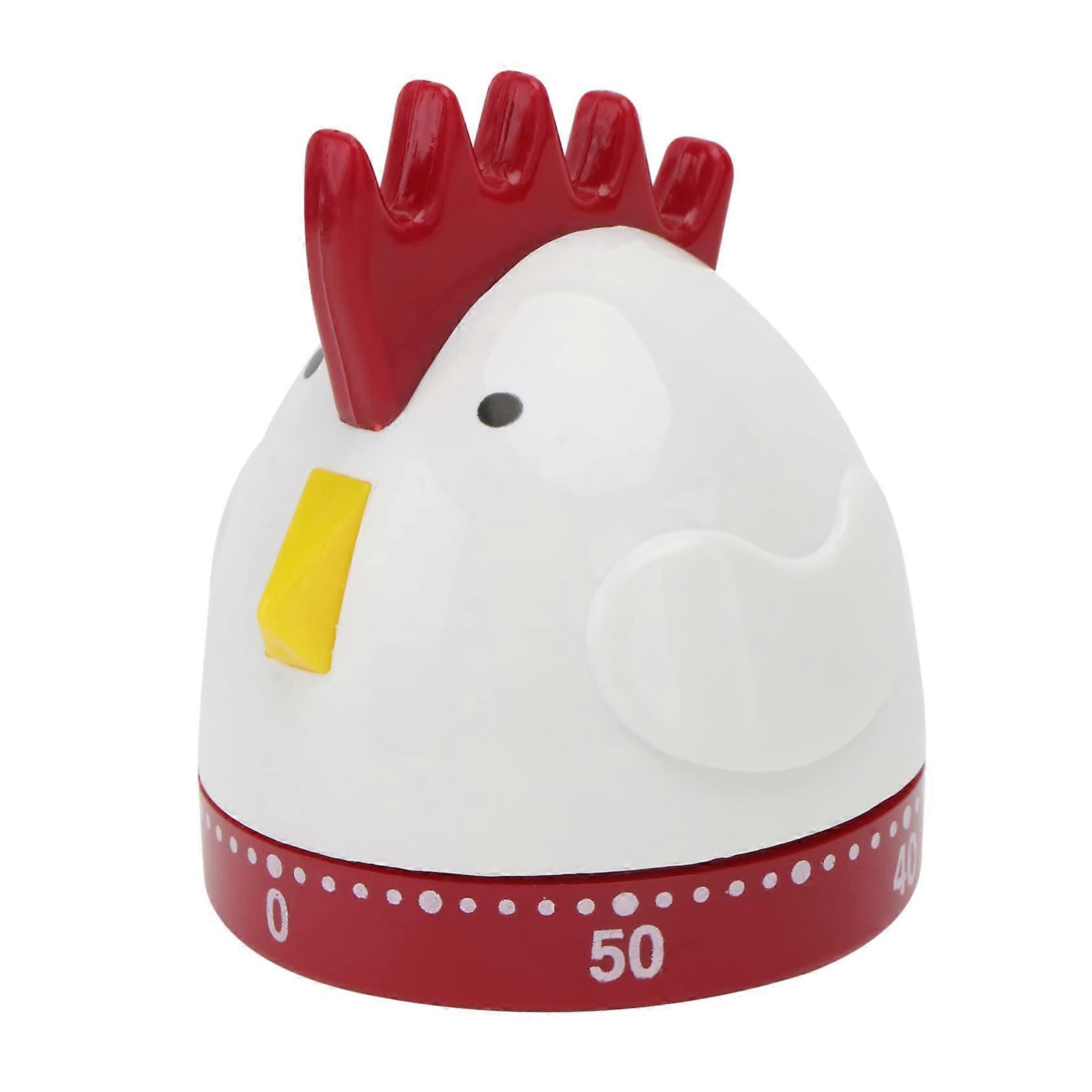 Cute Rooster Mechanical Kitchen Timer for Cooking and Baking with Loud Crisp Alarm