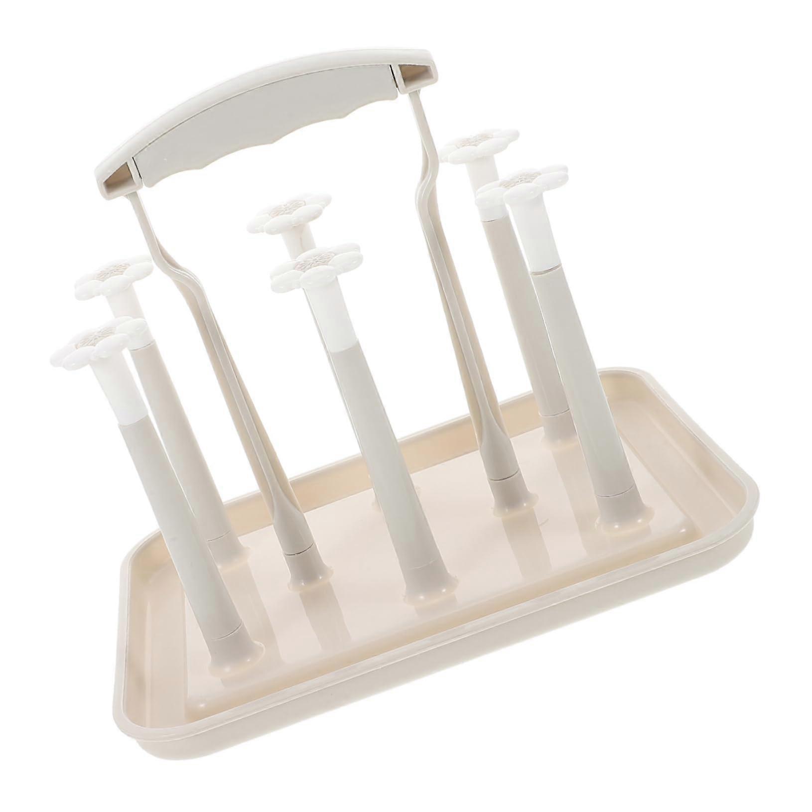 Bottle Drying Rack for Kitchen Countertop, Space Saving Cup Stand with Fast Drying and Easy Clean Design