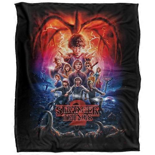 Stranger Things 2 Silky Poster Supersoft Throw