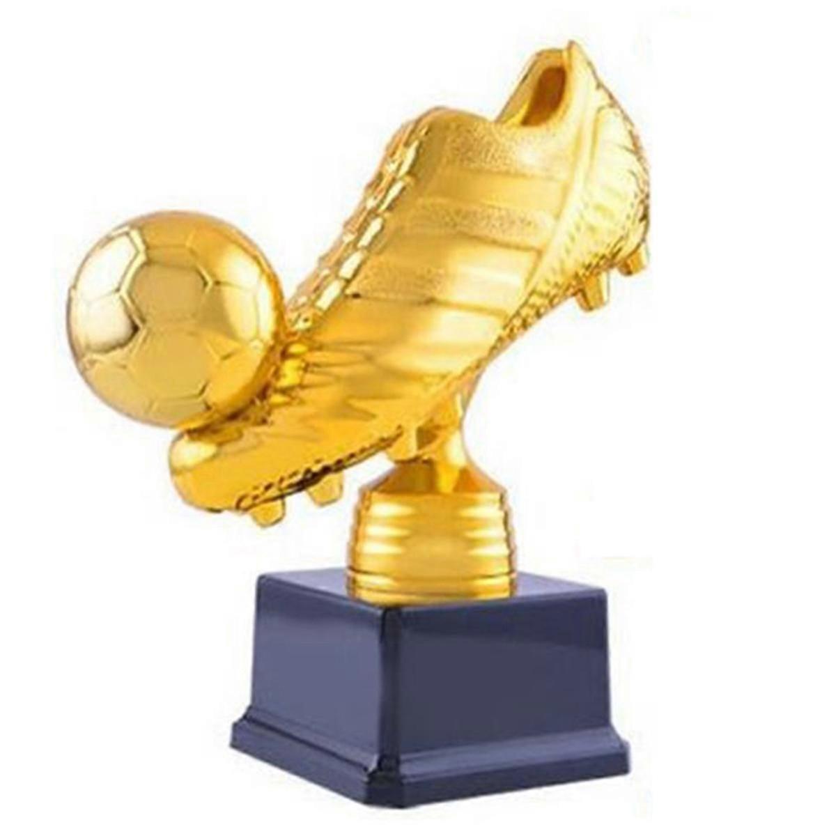 Football Golden Boot Award Trophée Chaussure de football Souvenirs 20cm