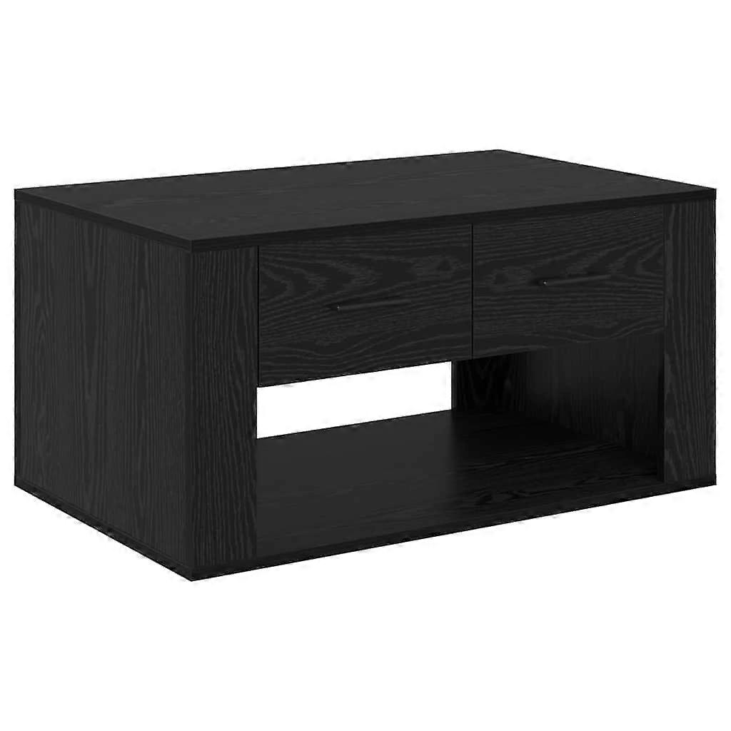 vidaXL Salontafel met lade met plank Bewerkt hout Rechthoekige Tafel Houten