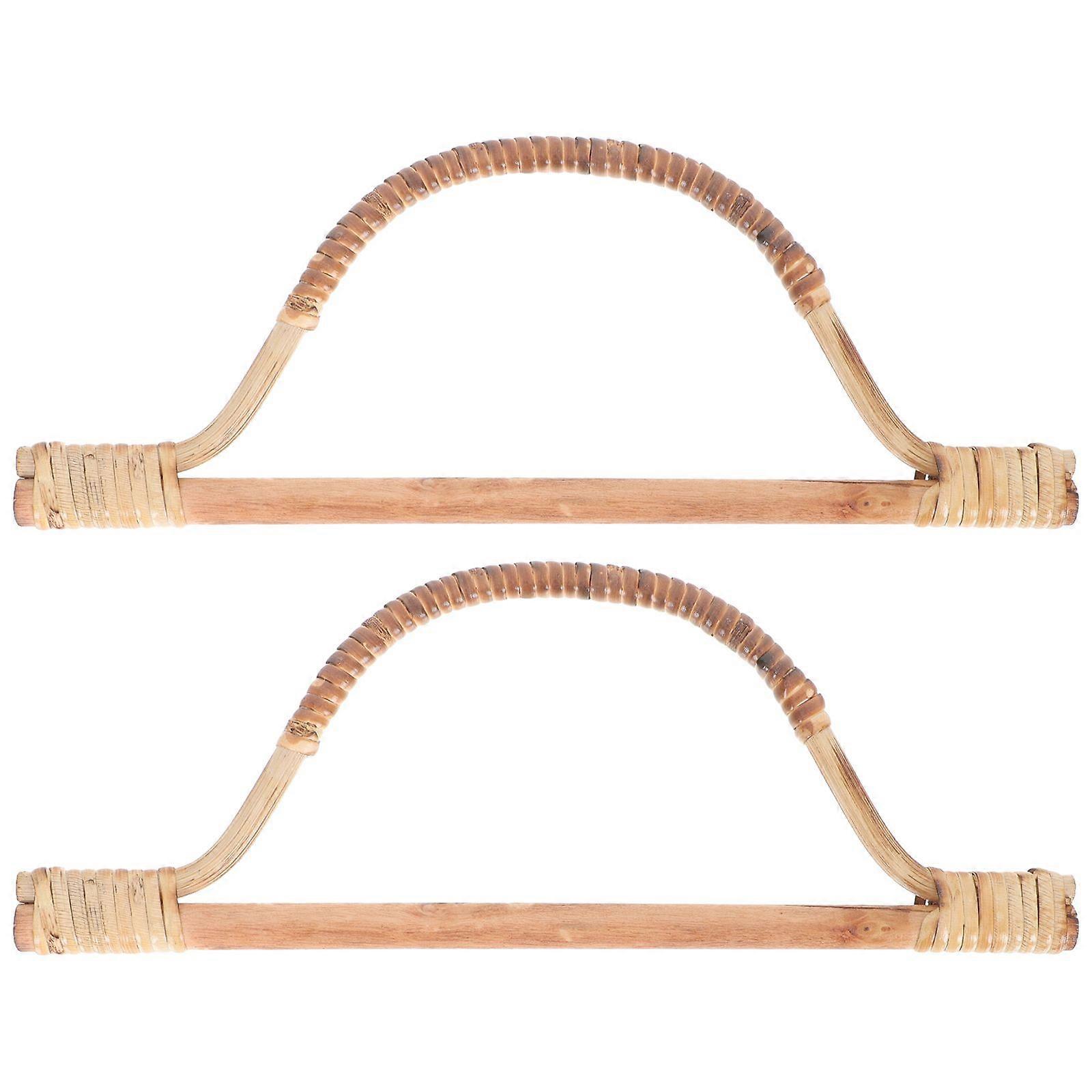 2PCS DIY Bag Handles D Shape Half Handles DIY Replacement Handle Rings