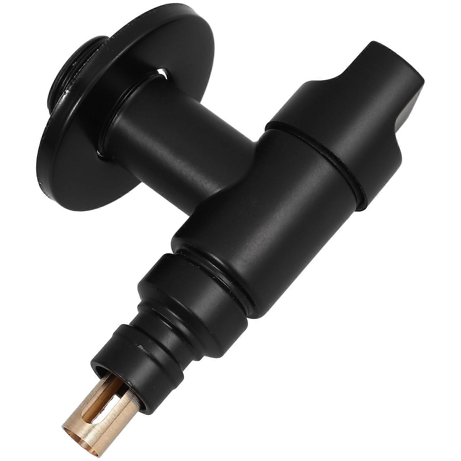 Black Water Shut Off Valve Washing Machine Turn Angle Valve Durable