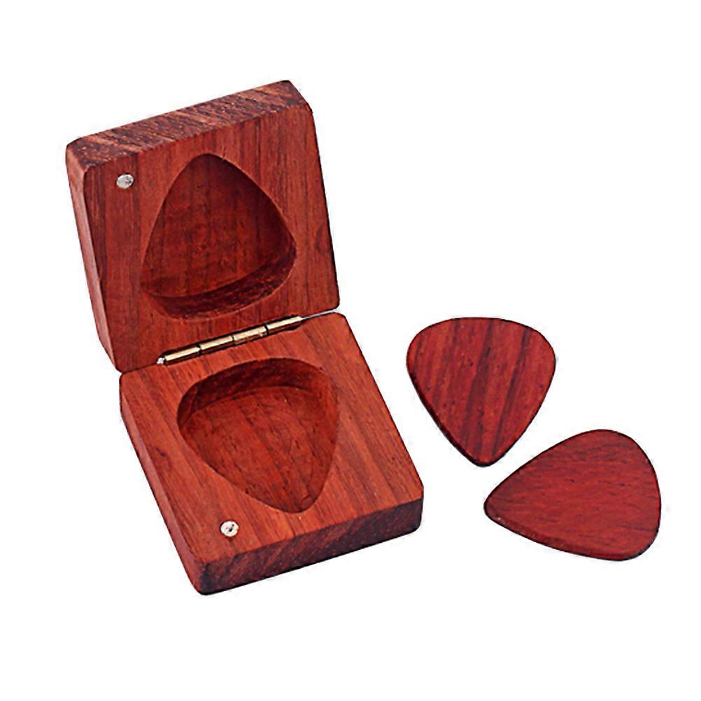 Guitar Pick Storage Case Plectrum Case Acoustic Guitar Musicians Rectangular 4.05x2CM 1Set