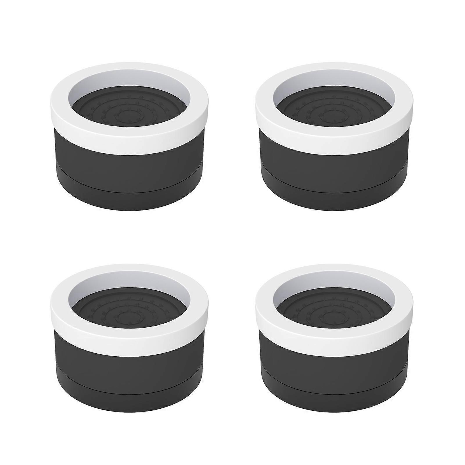 4Pcs Round Furniture Riser Heavy Duty Bed Riser Stackable Anti-slip Table Desk Couch Chair Sofa